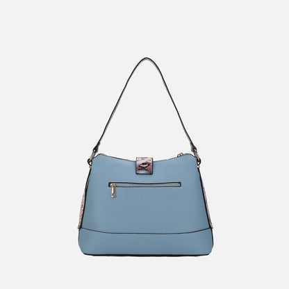 Ezra Shoulder Bag in Cognac Brown view 3 - Ezra Messenger Bag