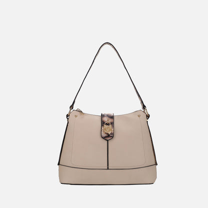 Ezra Shoulder Bag in Denim Blue view 5 - Ezra Messenger Bag