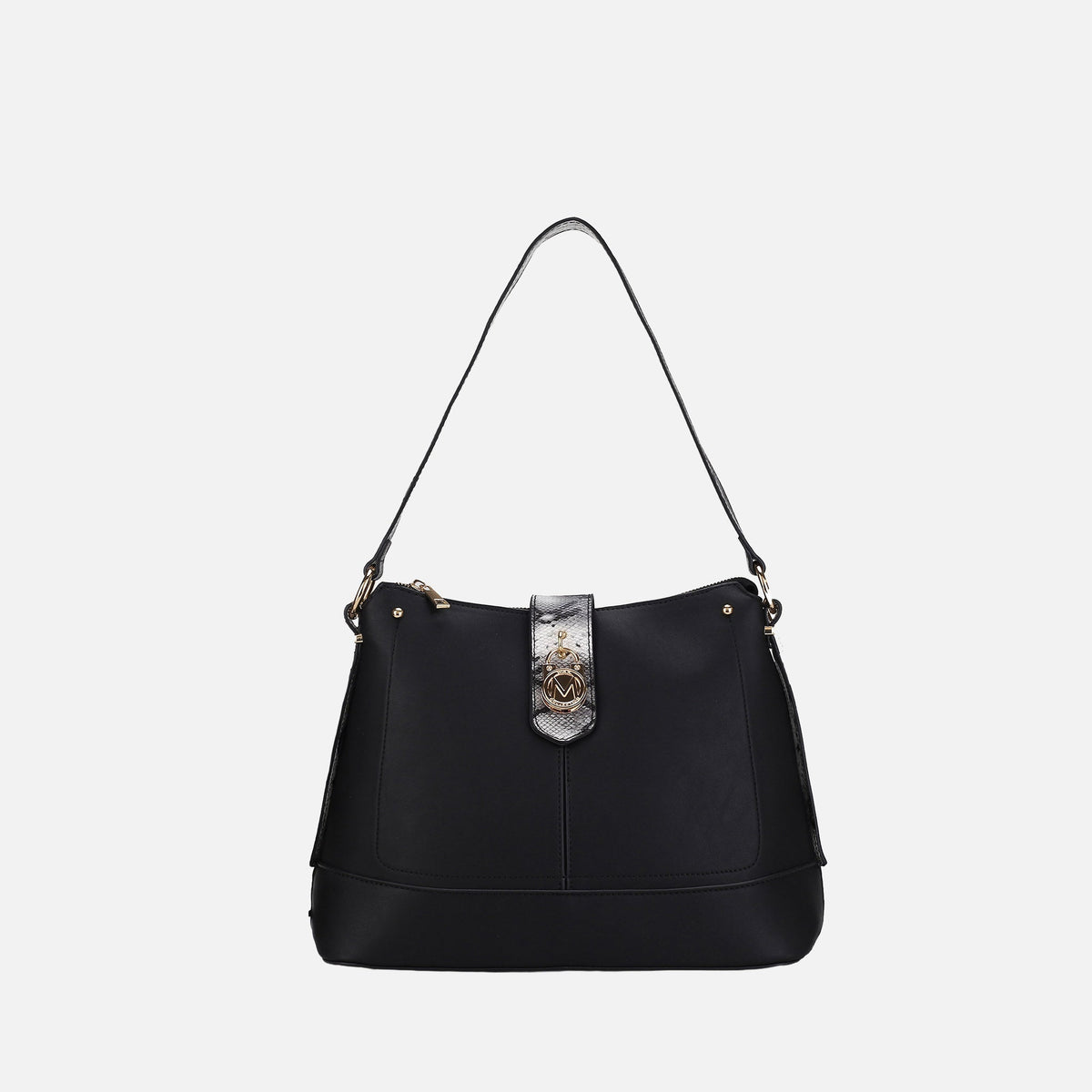 Ezra Shoulder Bag in Mustard view 6 - Ezra Messenger Bag