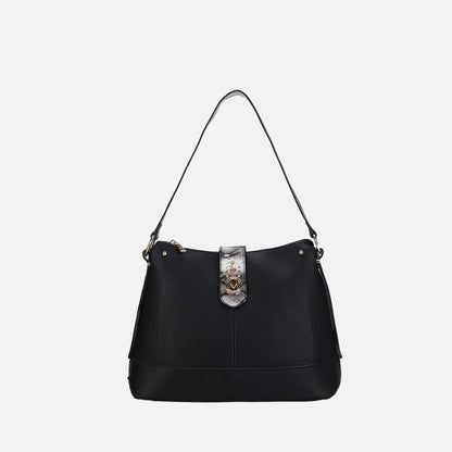 Ezra Shoulder Bag in Mustard view 6 - Ezra Messenger Bag