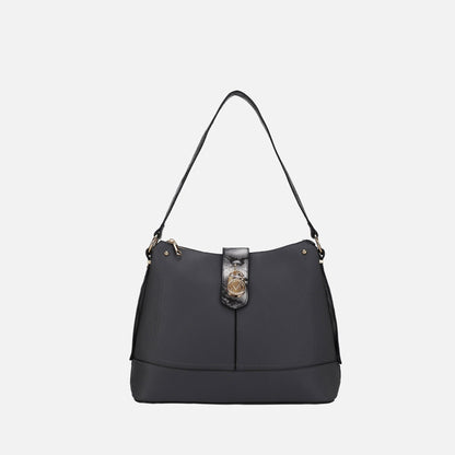 Ezra Shoulder Bag in Olive view 8 - Ezra Messenger Bag