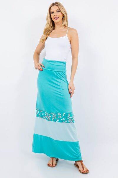 Celeste Color Block Tube Maxi Dress Plus Size - us.meeeshop