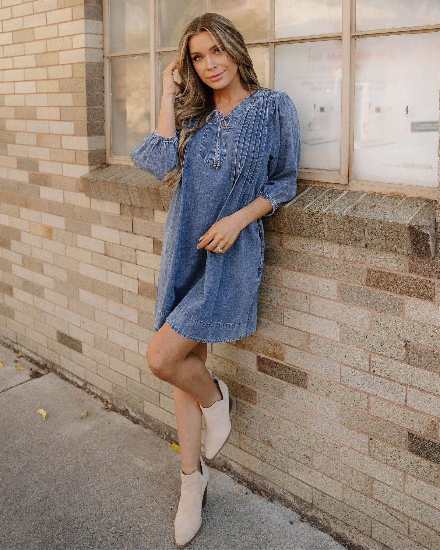 Fable Dress in Sail Blue view 4 - Fable Dresses