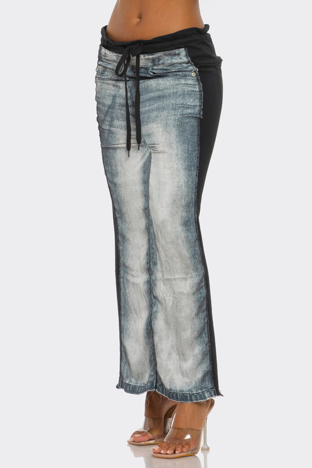Fade Game Hybrid Denim Maxi Skirt in XL view 4 (dress)