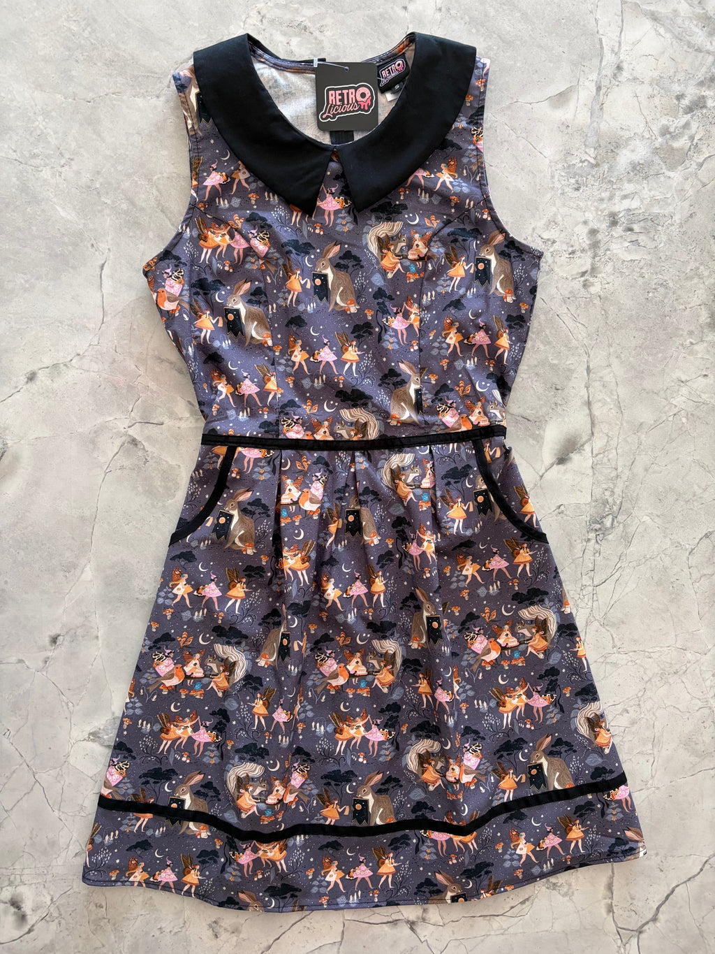 Fairies Collared Dress M view 3 (dress) - fairies dress costume, fairies dresses, fairy collar - shop at us.meeeshop