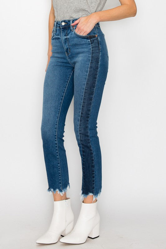 Faith High Rise Slim Straight Jeans (reg & Plus) in 11 (29) view 5 - High-Waisted - Faith Jeans High Rise (bottom)