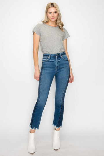 Faith High Rise Slim Straight Jeans (reg & Plus) in 3 (25) - High-Waisted - Faith Jeans High Rise (bottom)
