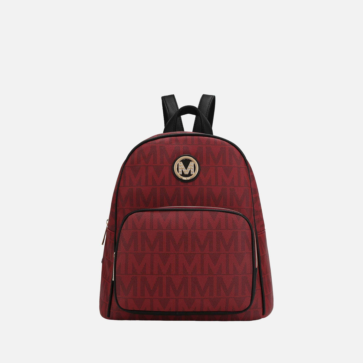 Fanny Signature Backpack Handbag in Grey view 4