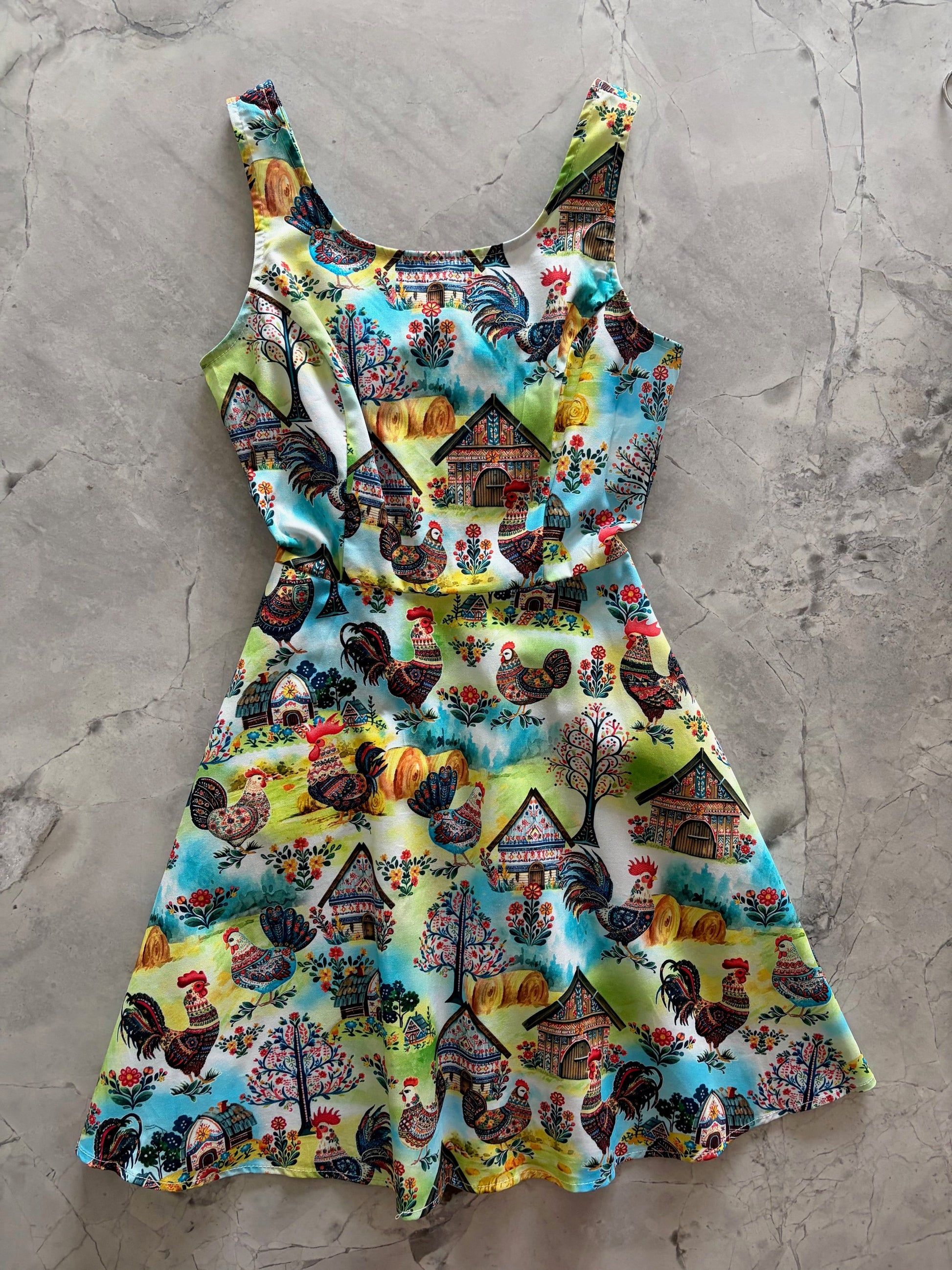 Farm Skater Dress in XL view 5
