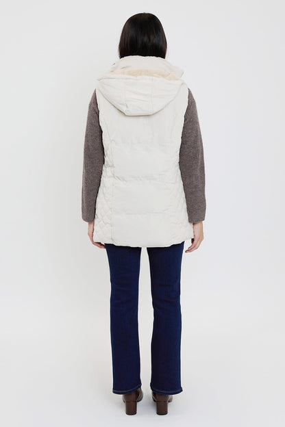 Faux Fur Puffer Vest view 19 - Faux Fur Vest Women (layer)