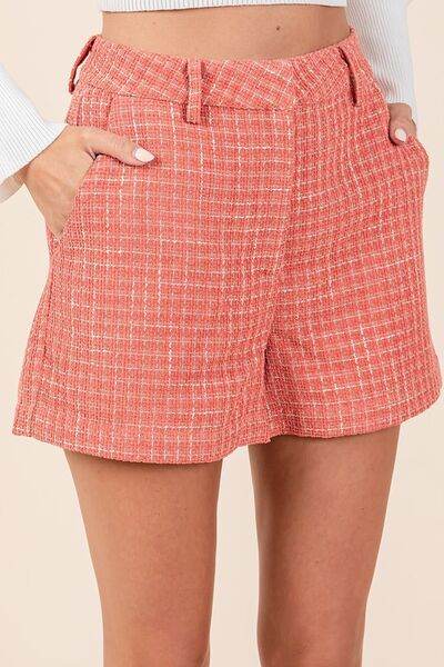 Mittoshop Tweed Classic Shorts with Side Pockets - us.meeeshop