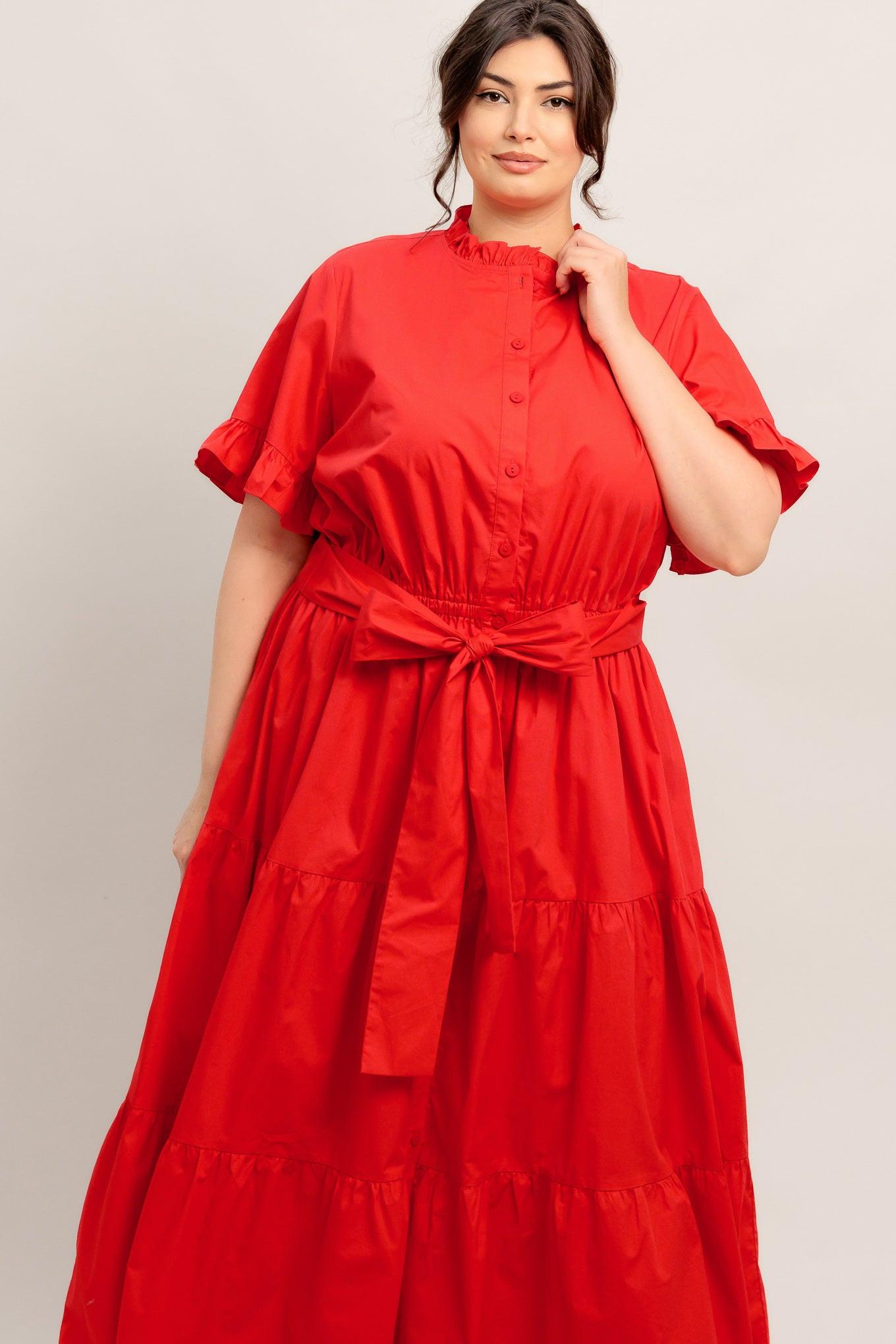 Feels Like a Compliment Woven Midi Dress view 16 - Feel Like Dressing Up