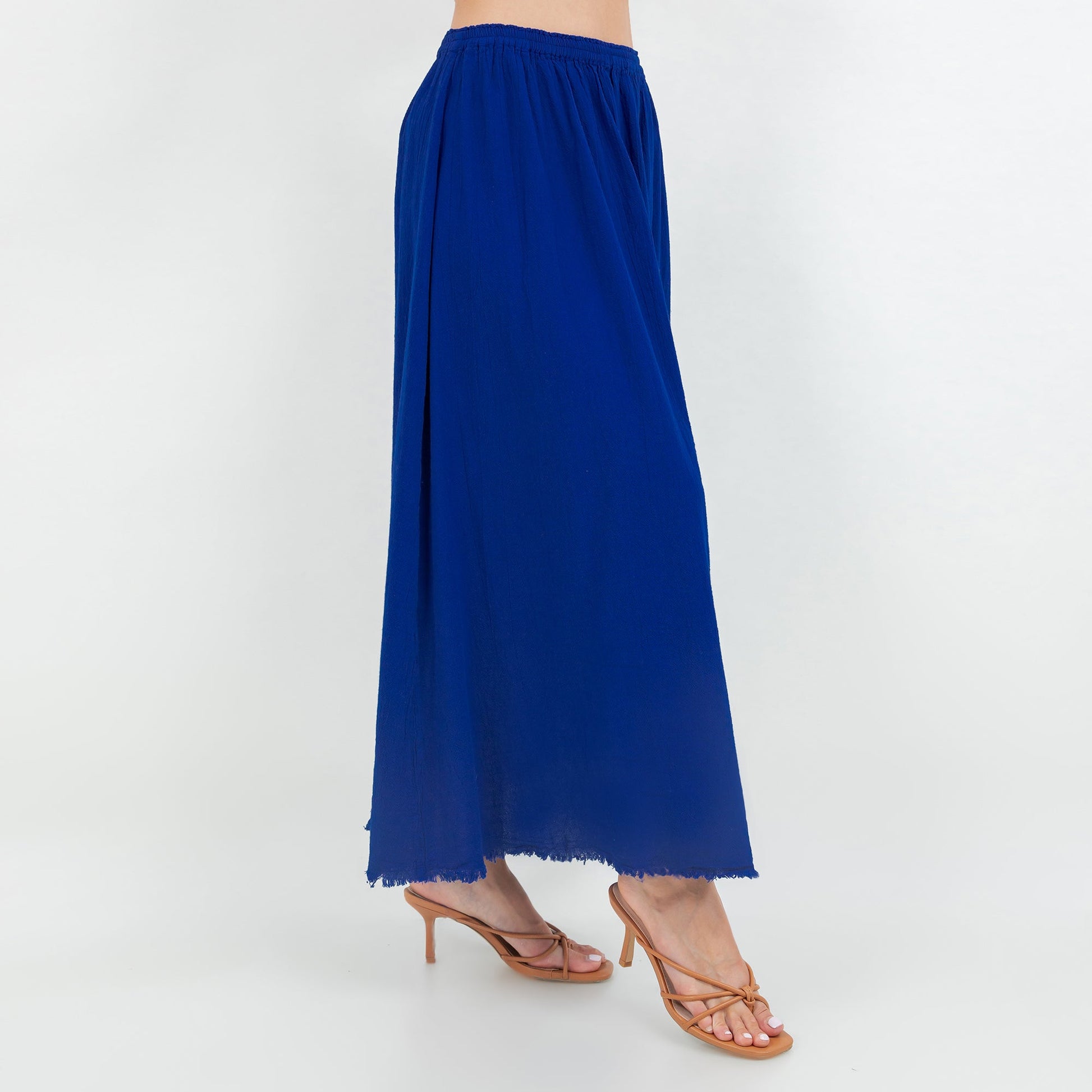 Fern Skirt 100% Cotton Gauze One Size in Aqua - One Skirt