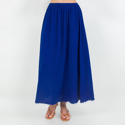 Fern Skirt 100% Cotton Gauze One Size in Black view 3 - One Skirt