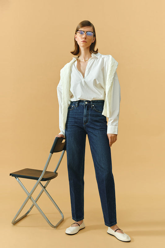 Fifth Avenue Tapered Jeans Hj002 [final Sale] in I Put A Spell On You view 2 - Fifth Street Jeans (bottom)
