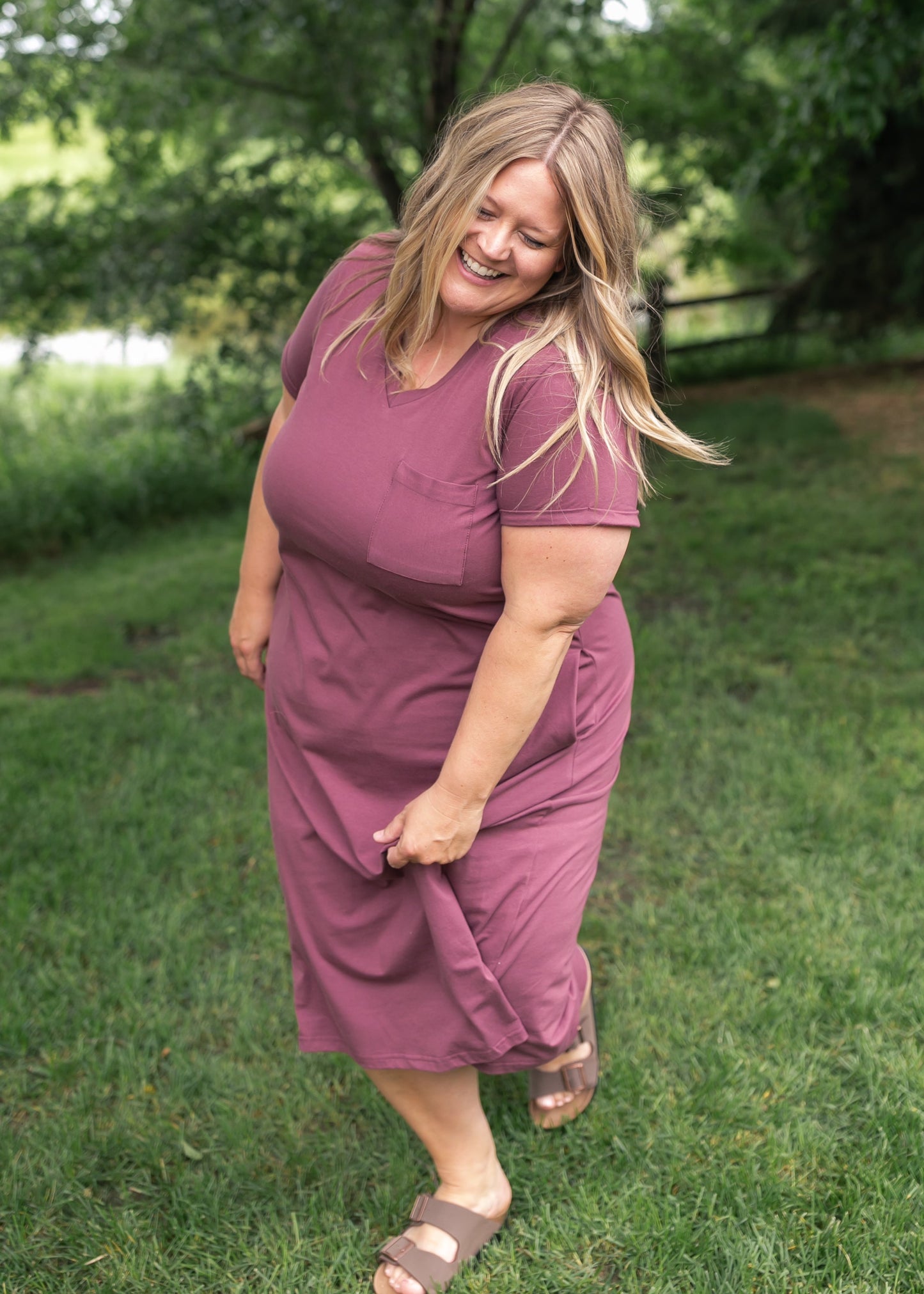 Finley V-neck T-shirt Dress in Black view 15 - Finley Shirt Dress Sale