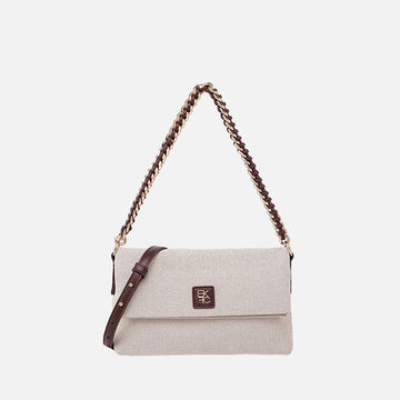 Fiora Shoulder Bag in Coffee view 2 - Fiora Slim Shoulder Bag