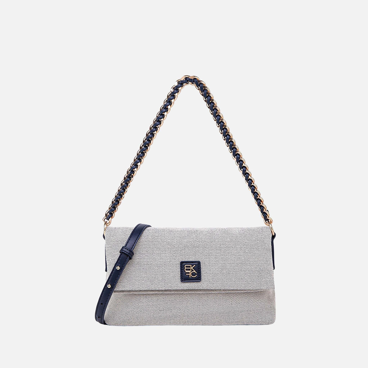 Fiora Shoulder Bag in Navy view 6 - Fiora Slim Shoulder Bag