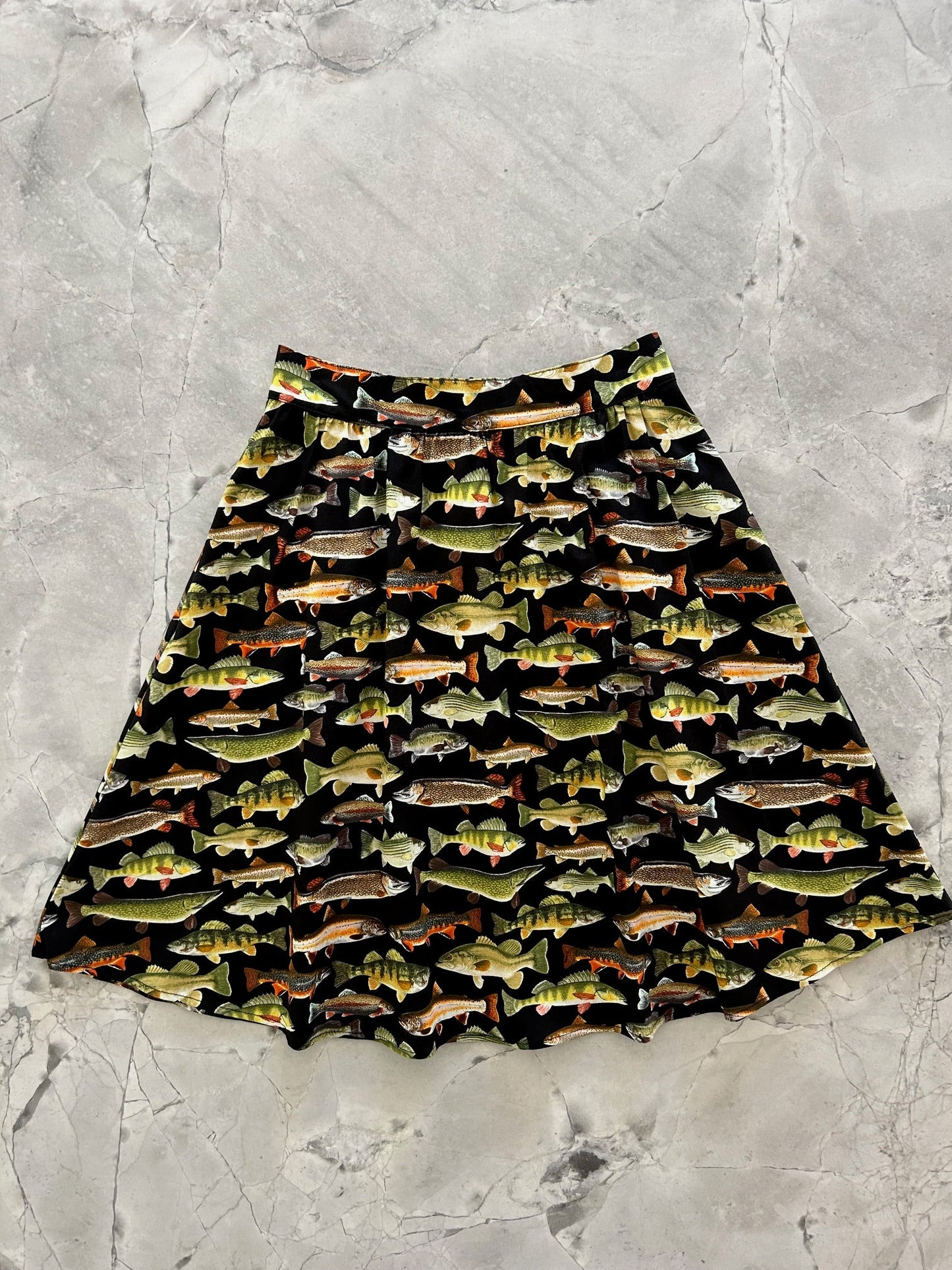 Fish A-line Skirt in XL view 5 - Fishing Line Skirt Hem