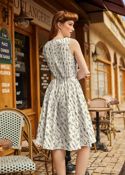 Flower Parts Vintage Dress in L view 4