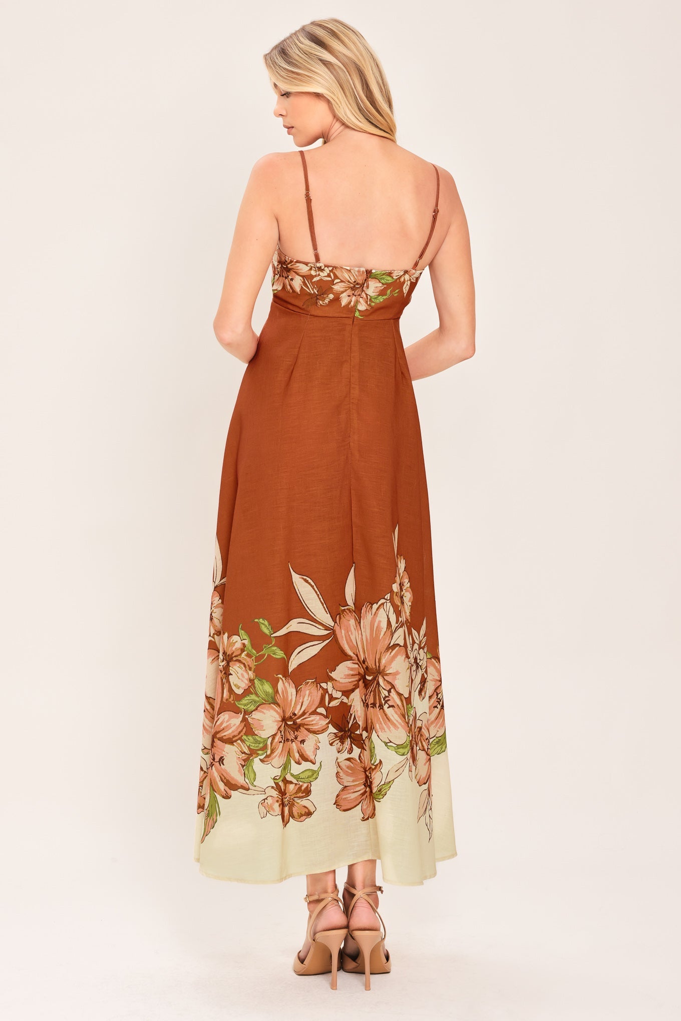 Flying Tomato Autumn Petal Woven Midi Dress view 6 - Fall Dresses Petal And Pup