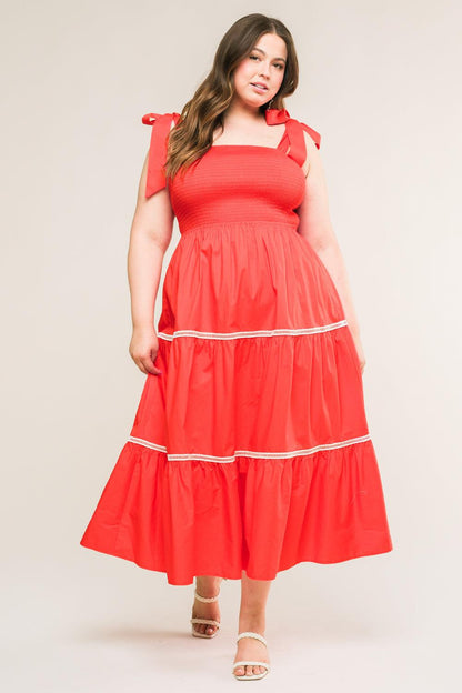 Flying Tomato Better than Ever Poplin Midi Dress in ROYAL BLUE view 11 - Better Dressed Than Me