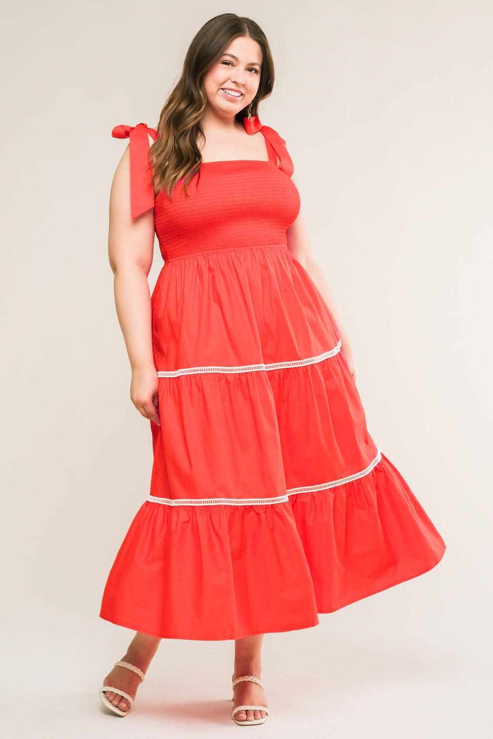 Flying Tomato Better than Ever Poplin Midi Dress in ROYAL BLUE view 12 - Better Dressed Than Me