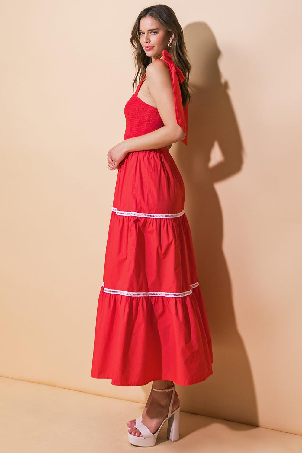 Flying Tomato Better than Ever Poplin Midi Dress in LILAC view 7 - Better Dressed Than Me