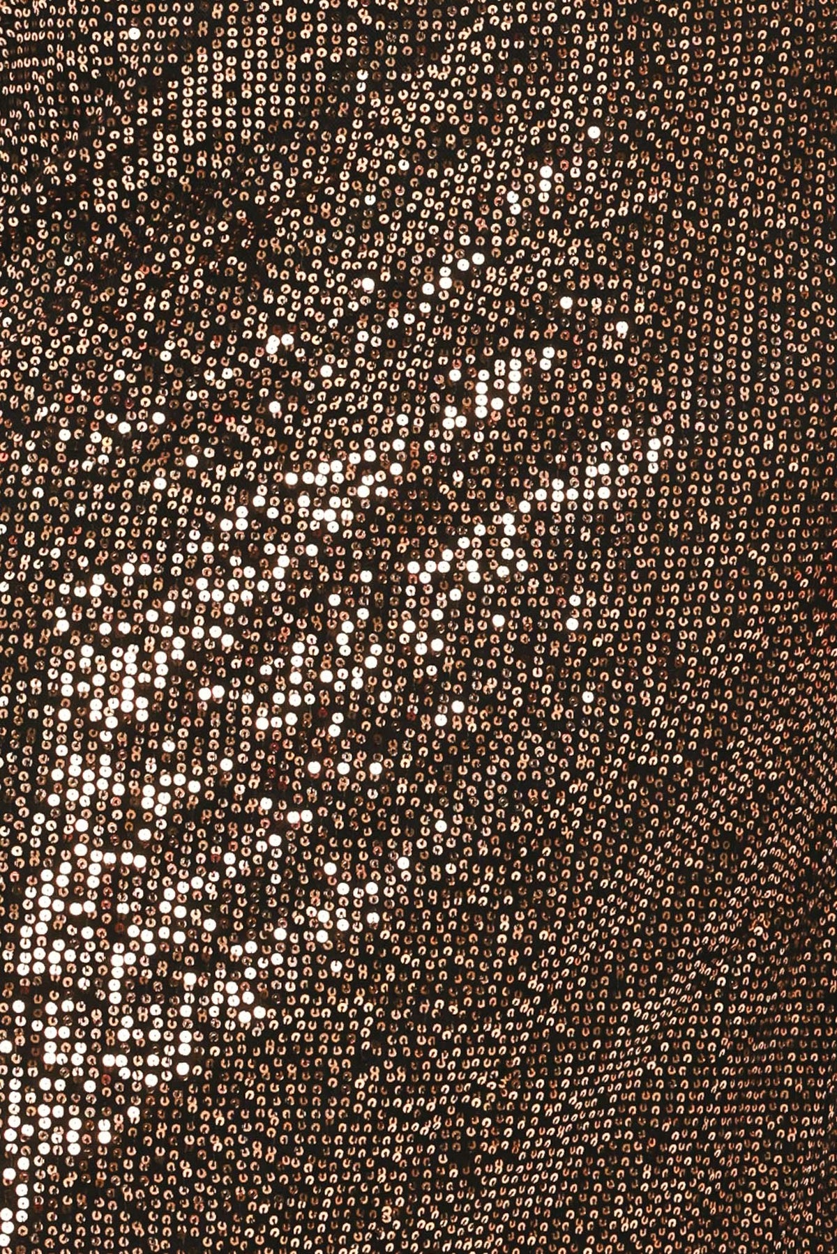 Flying Tomato Bronze Luster Bronze/black Sequin Lace-hem Midi Skirt view 15 (dress)