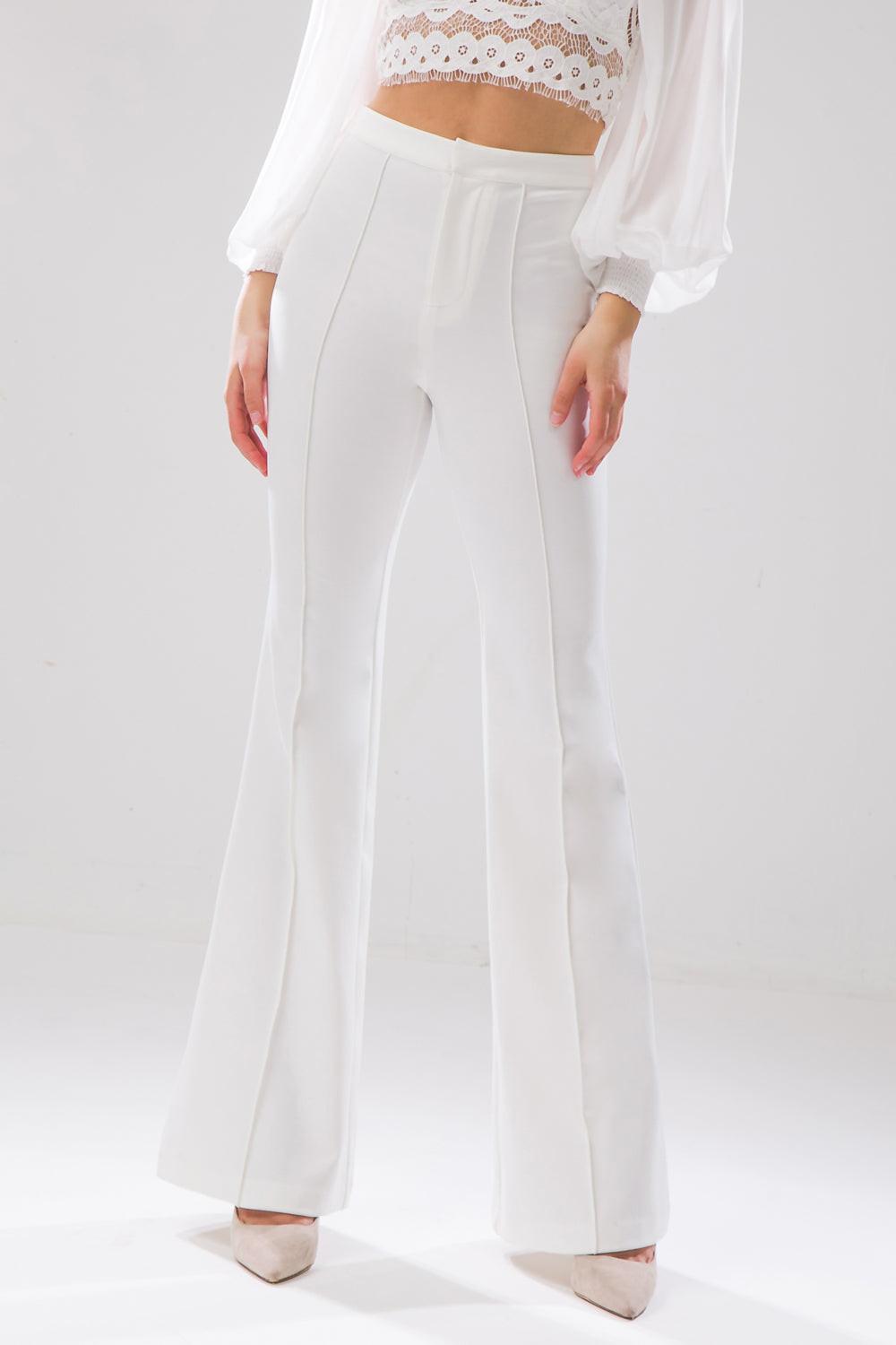 Flying Tomato but Better Flare Pants in BLACK view 3 (bottom)