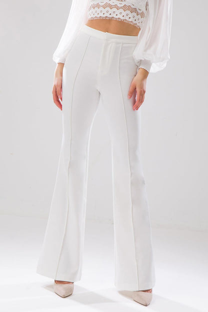 Flying Tomato but Better Flare Pants in BLACK view 3 (bottom)