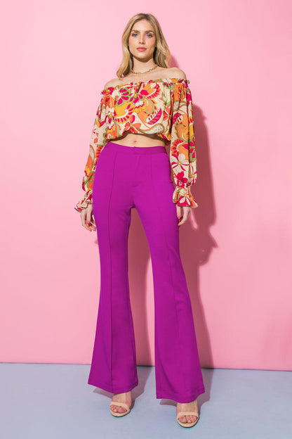 Flying Tomato but Better Flare Pants in PUMPKIN view 15 (bottom)