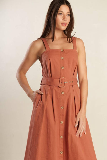 Flying Tomato California Dreaming Woven Midi Dress view 16 - California Dreaming Dress Code