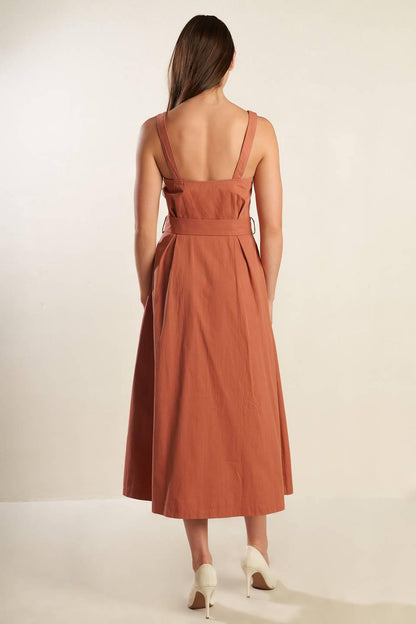 Flying Tomato California Dreaming Woven Midi Dress view 17 - California Dreaming Dress Code