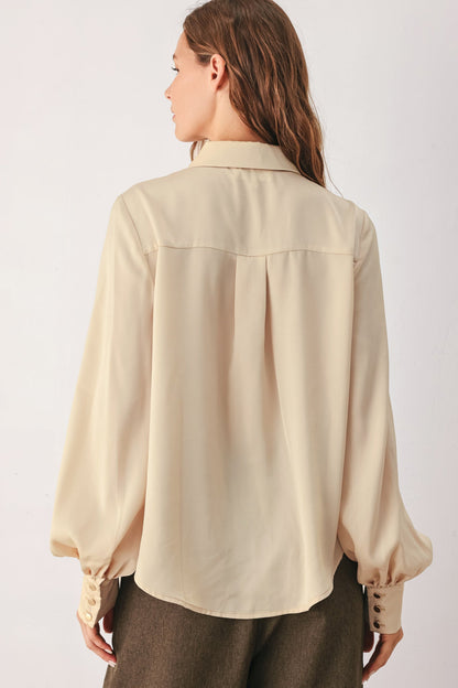 Flying Tomato Canyon Brown Woven Top view 10