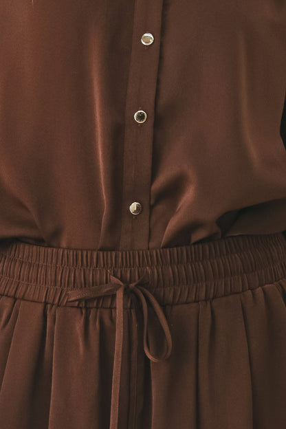 Flying Tomato Canyon Brown Woven Top view 8