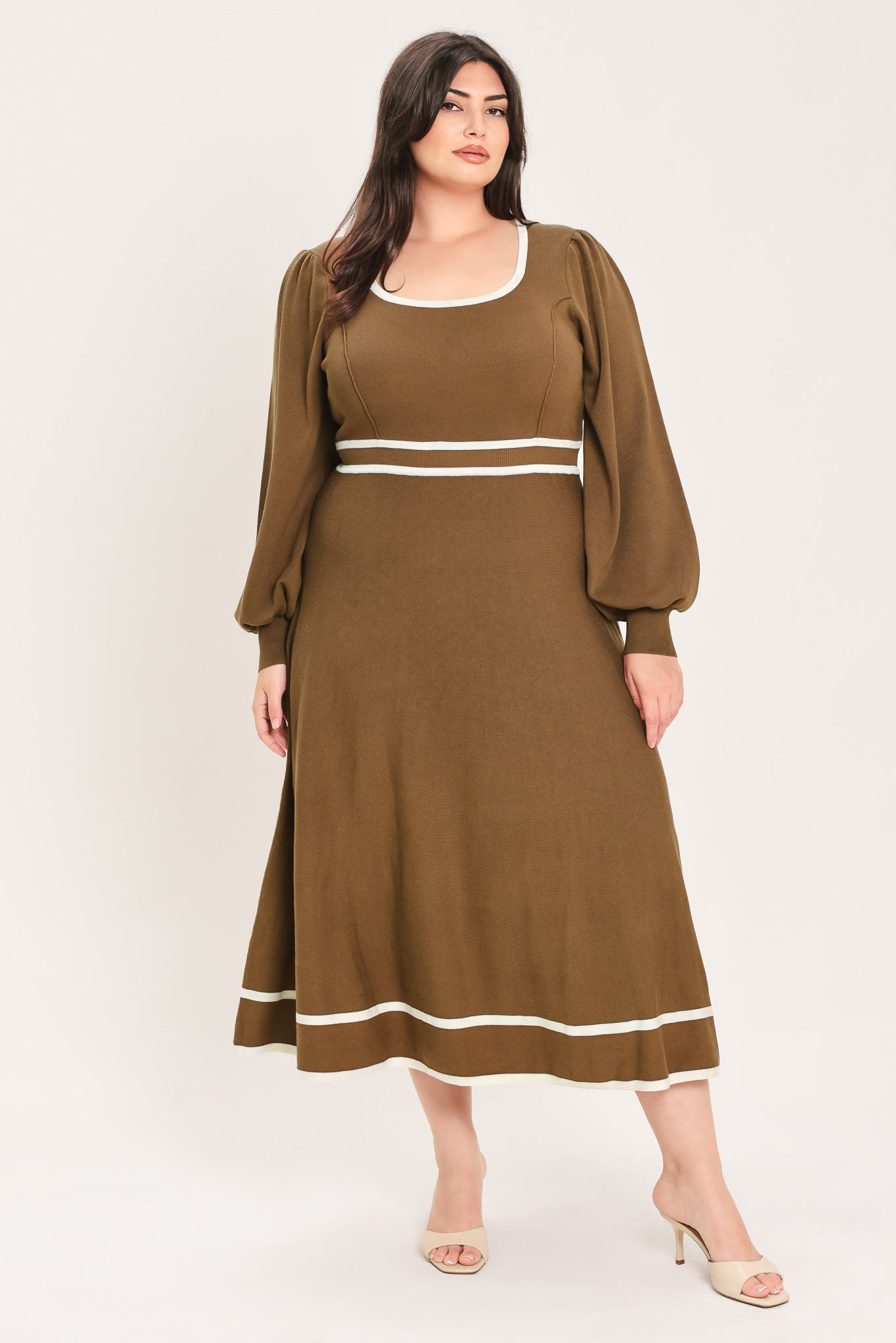 Flying Tomato Cedar Line Elegance Sweater Midi Dress view 13 - Dress Sweater