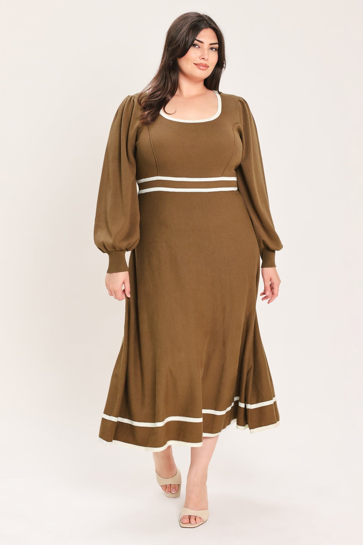 Flying Tomato Cedar Line Elegance Sweater Midi Dress view 15 - Dress Sweater