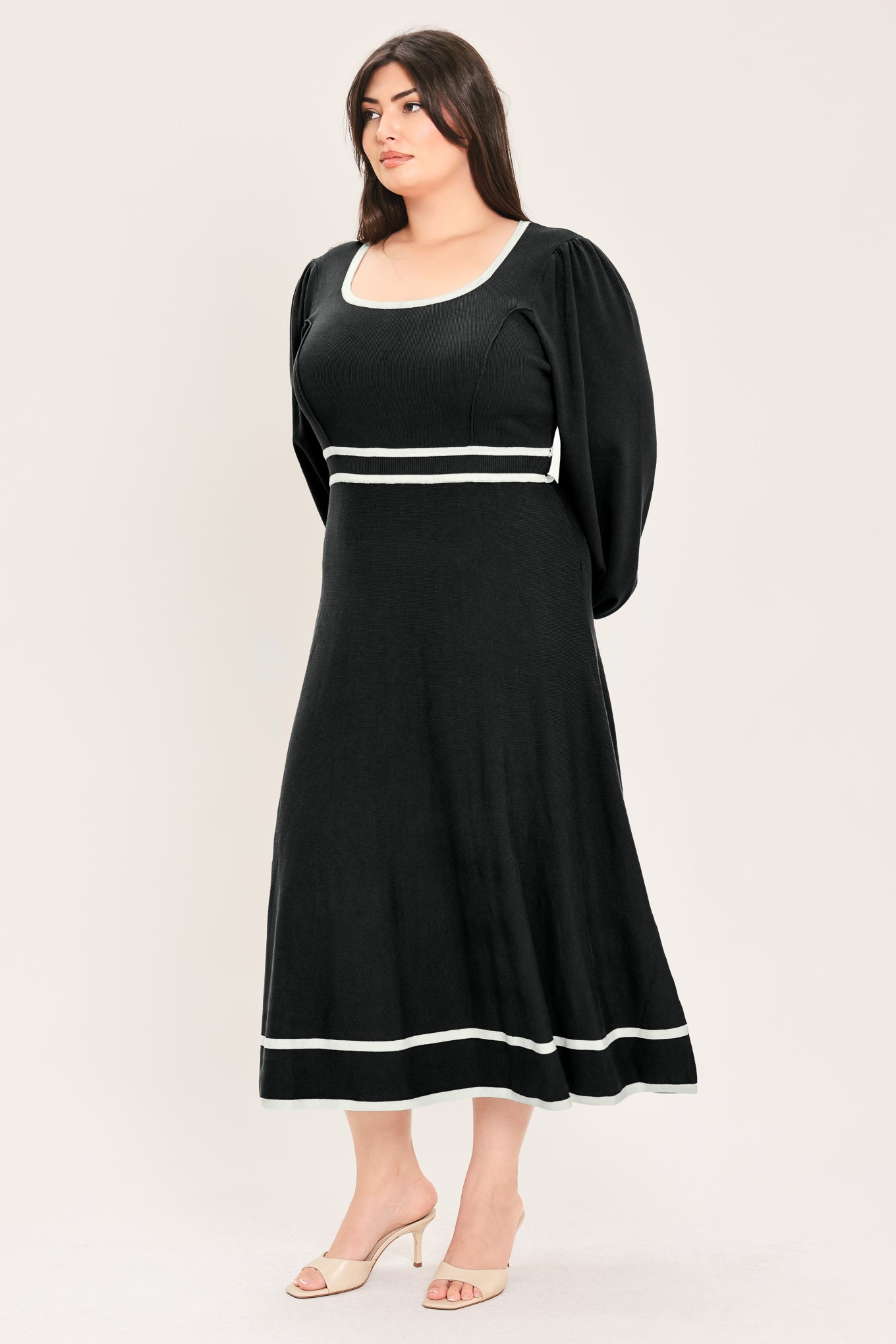 Flying Tomato Cedar Line Elegance Sweater Midi Dress view 17 - Dress Sweater