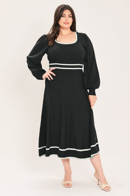 Flying Tomato Cedar Line Elegance Sweater Midi Dress view 19 - Dress Sweater