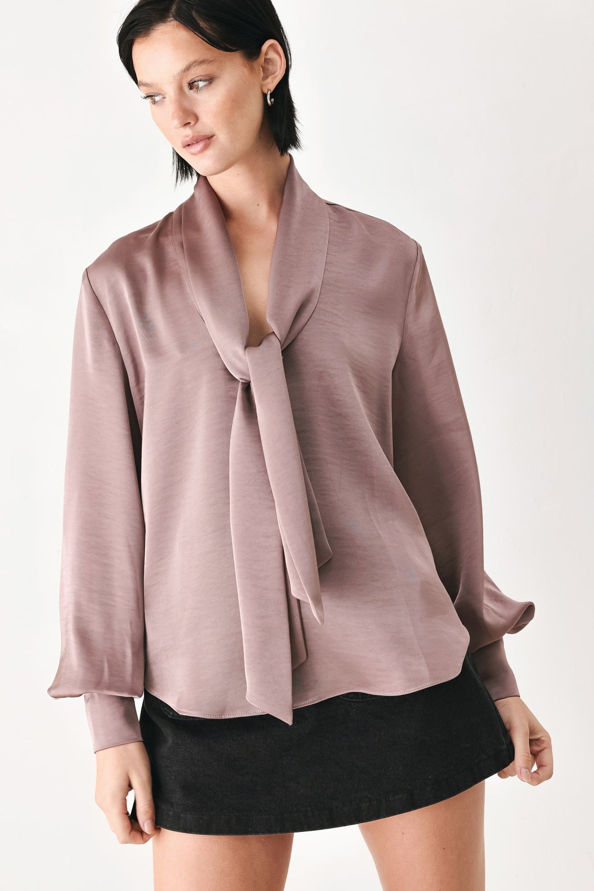 Flying Tomato Champagne Wishes Tie Front Blouse view 11 - Wishes Blouse (top)