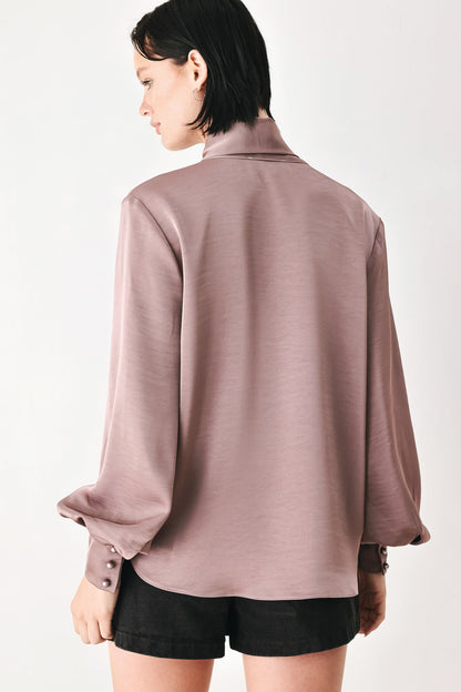 Flying Tomato Champagne Wishes Tie Front Blouse view 15 - Wishes Blouse (top)