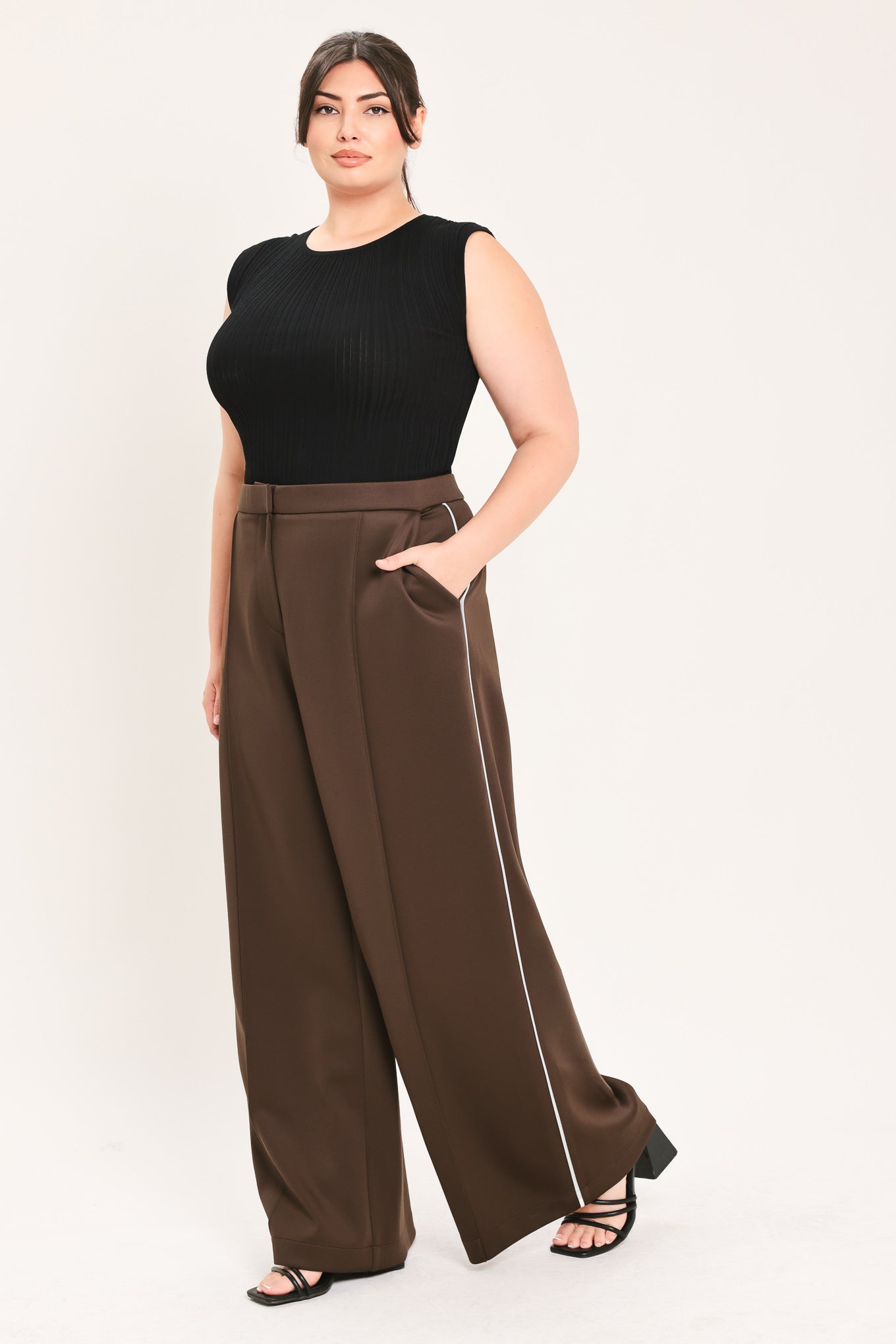 Flying Tomato Chocolate City Stretch Woven Pants view 17 - Comfort Stretch - Chocolate Pants Brand (bottom)