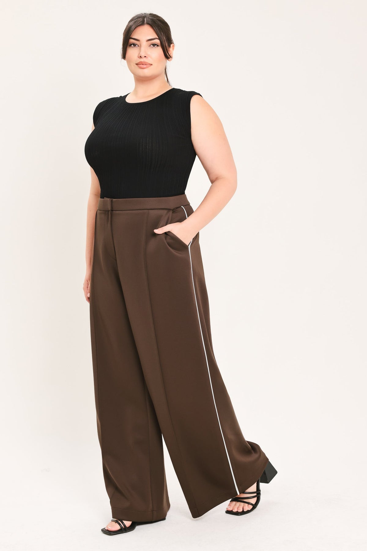 Flying Tomato Chocolate City Stretch Woven Pants view 17 - Comfort Stretch - Chocolate Pants Brand (bottom)