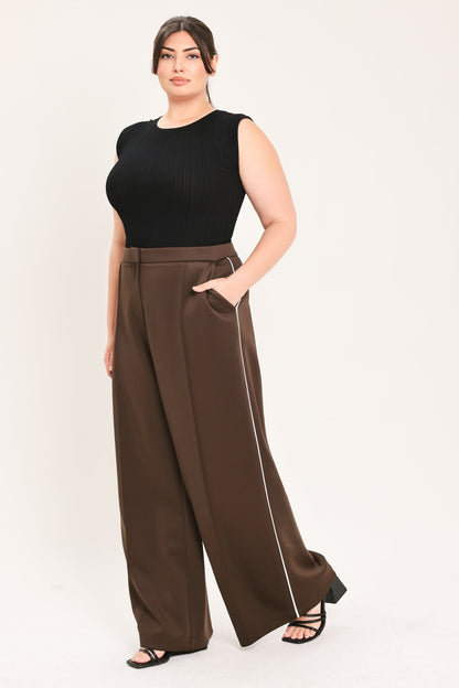 Flying Tomato Chocolate City Stretch Woven Pants view 17 - Comfort Stretch - Chocolate Pants Brand (bottom)