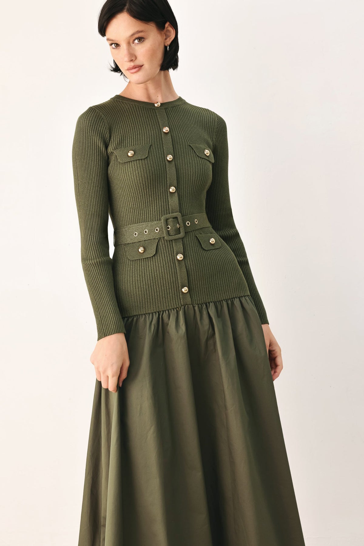 Flying Tomato City After Dark Mixed Media Midi Dress view 12 - Ivy City Ever After Dress