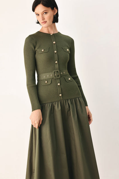 Flying Tomato City After Dark Mixed Media Midi Dress view 12 - Ivy City Ever After Dress