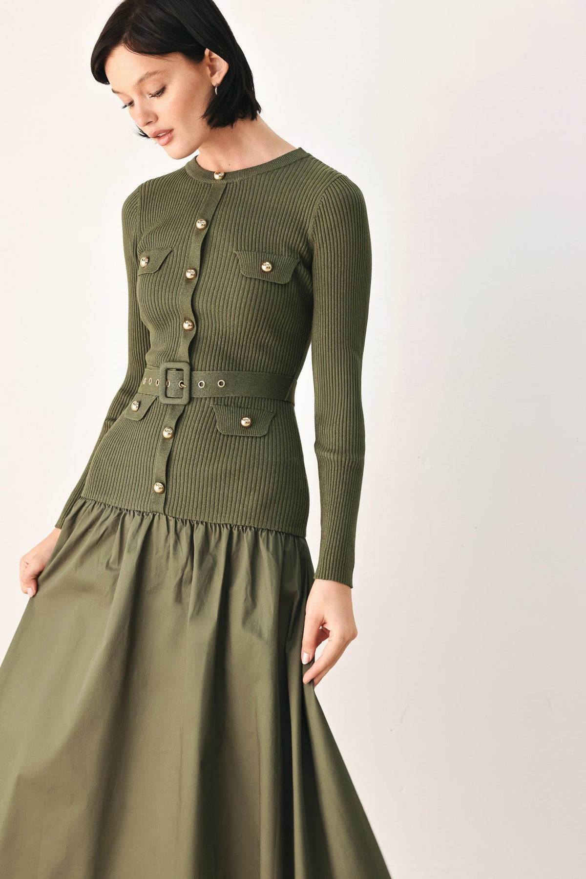 Flying Tomato City After Dark Mixed Media Midi Dress view 13 - Ivy City Ever After Dress