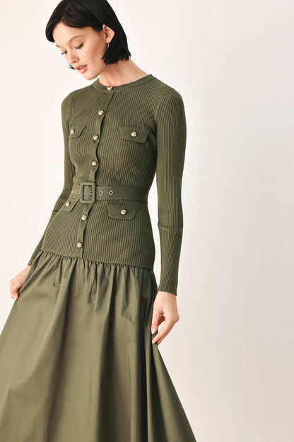 Flying Tomato City After Dark Mixed Media Midi Dress view 13 - Ivy City Ever After Dress