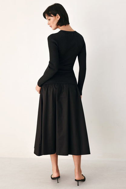 Flying Tomato City After Dark Mixed Media Midi Dress view 8 - Ivy City Ever After Dress